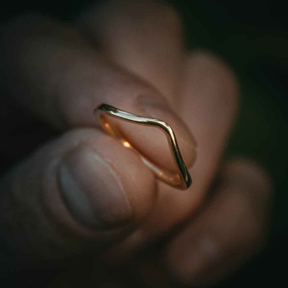 Gold tone ruby-green stone vanki finger ring dj-41629 – dreamjwell